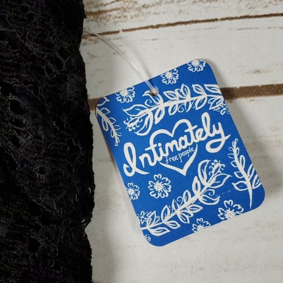 Free People | Celine Black Velvet Lace Bralette - Picture 9 of 16